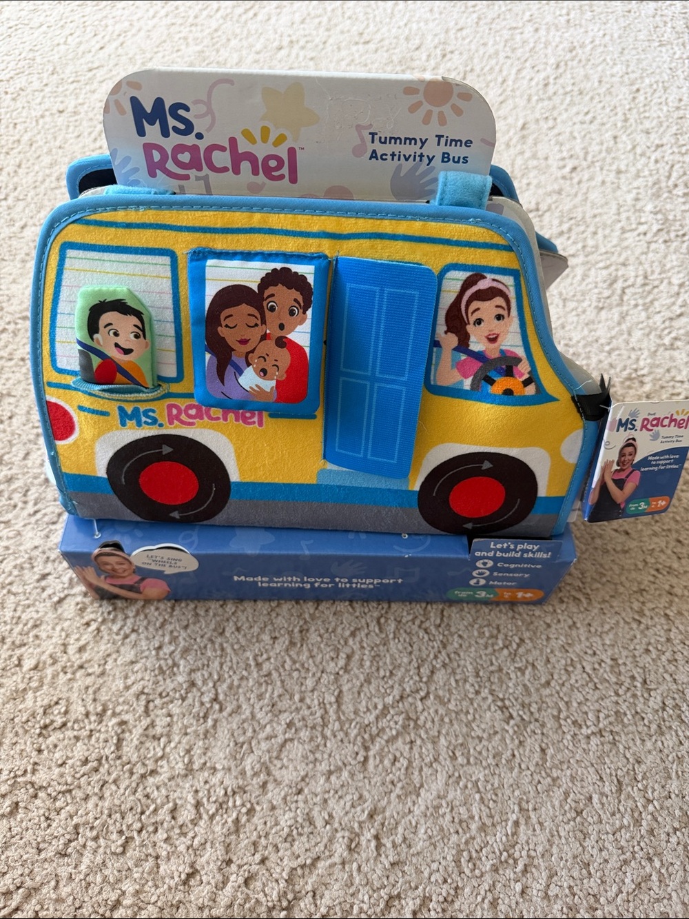Ms. Rachel Tummy Time Activity Bus